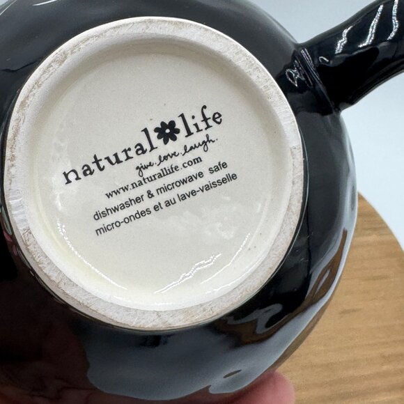 Unique Cup Tea Coffee Mug  PURR-FECT Friend  Cat Design by Natural Life black - Picture 4 of 7